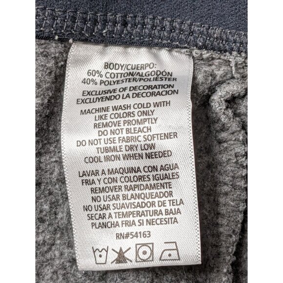 Calvin Klein Cropped Sweatpants Womens S Gray Spell Out Athleisure Casual Lounge - Picture 5 of 5